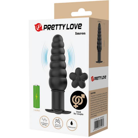 Baile Imron Vibrating Silicone Butt Plug - Butt Plugs