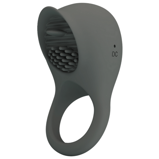 Pretty Love Nimbus 12 Function Master Vibrating Cock Ring Grey - Vibrating Cock Rings