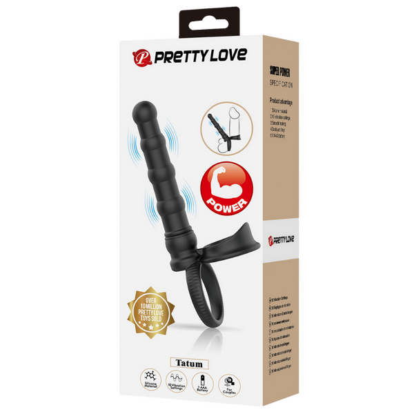 Baile Tatum Vibrating Cock Ring with Anal Probe - Vibrating Cock Rings