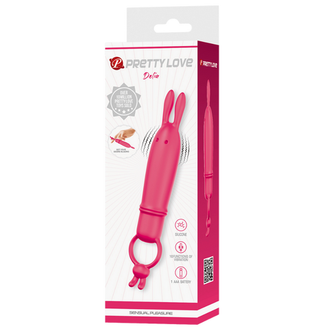 Baile Delia Bunny 10 Functions Finger Vibrator - Finger and Tongue Vibrators
