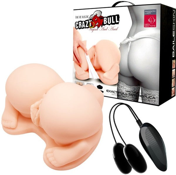 Crazy Bull All Fours Vagina & Anal Male Stimulator Flesh Realistic Butts And Vaginas