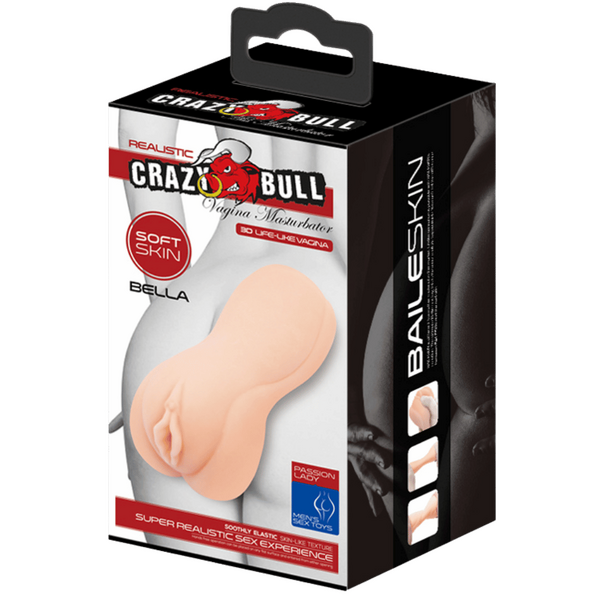Crazy Bull Bella Realistic Vagina Male Masturbator Flesh Masturbators and Strokers