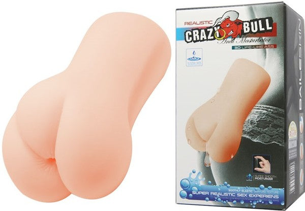 Crazy Bull Water Activated 3D Life Like Ass Male Masturbator Flesh Realistic Butts And Vaginas