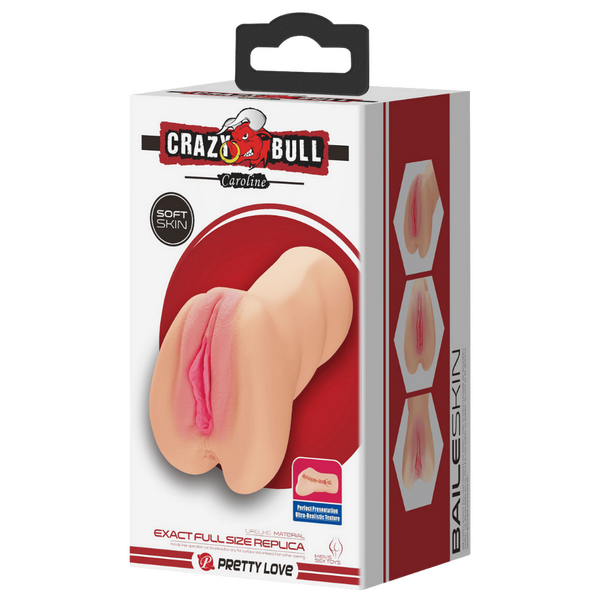 Crazy Bull Caroline Realistic Pussy Mens Stroker Flesh Realistic Butts And Vaginas