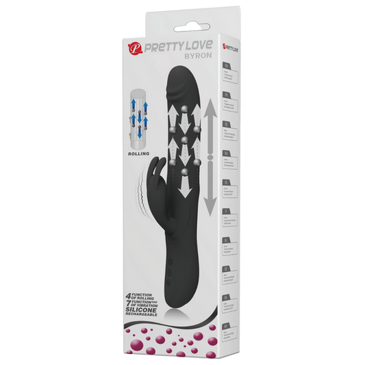 Pretty Love Byron Rechargeable Rolling Rabbit Vibrator Rabbit Vibrators