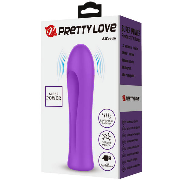 Baile Alfreda Rechargeable Bullet Vibrator Purple Bullet Vibrators
