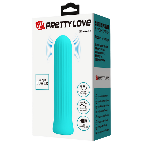 Baile Blanche Rechargeable Bullet Vibrator Seafoam Bullet Vibrators