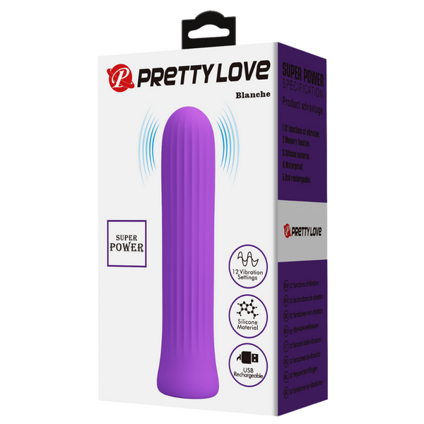 Baile Blanche Rechargeable Bullet Vibrator Purple Bullet Vibrators