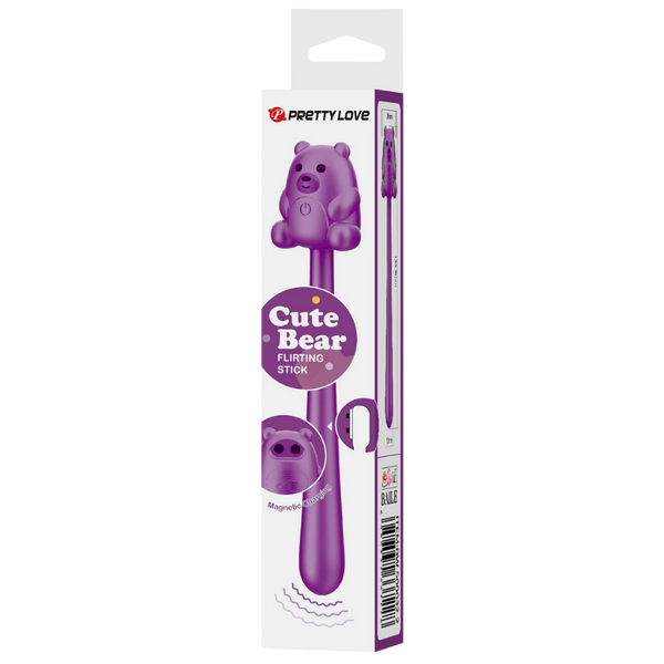 Pretty Love Cute Bear Flirting Stick Adult Massager Personal Massagers