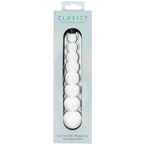 Creative Conceptions Elysian Pearls G-Spot Glass Dildo - Glass Sex Toys