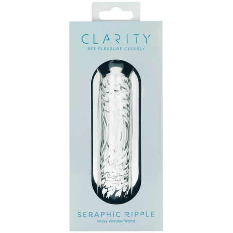 Creative Conceptions Seraphic Ripple Borosilicate Glass Dildo - Glass Sex Toys