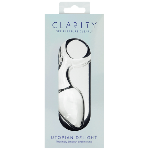 Creative Conceptions Utopian Delight Glass Anal Plug - Glass Sex Toys