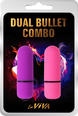 La Viva Dual Adult Bullet Vibrator Combo - Bullet Vibrators