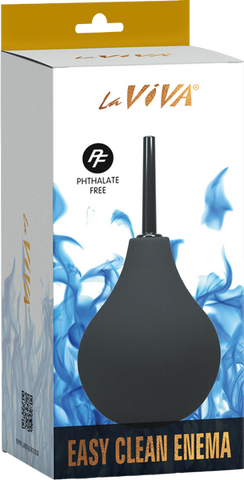 La Viva Premium Easy Clean Silicone Enema & Douche - Enemas and Douches