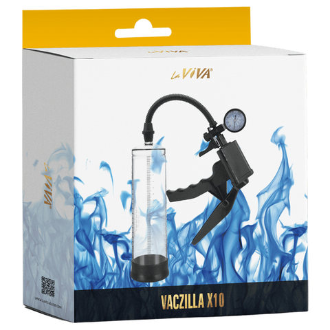 Vaczilla X10 Trigger Gauge Hand Grip Male Penis Pump - Penis Pumps And Stretchers