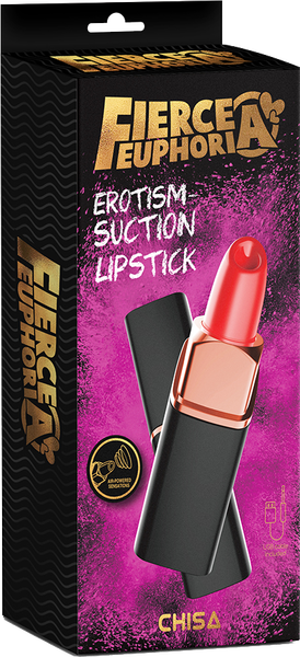 Fierce Euphoria Erotism Suction Lipstick Vibrator Clit Ticklers and Pulsators