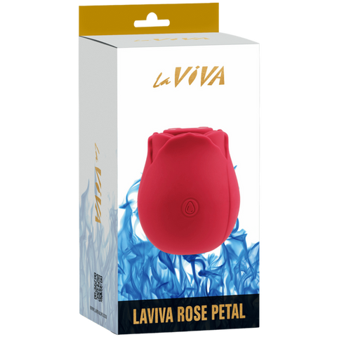 La Viva Glyde Rose Petal Suction Clitoral Stimulator - Clit Ticklers and Pulsators