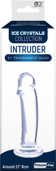 Ice Crystals Collection Intruder Transparent Realistic Dildo Clear - Realistic Dildos