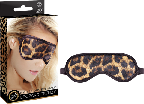 Leopard Frenzy Mysterious Eye Mask - Masks And Blindfolds