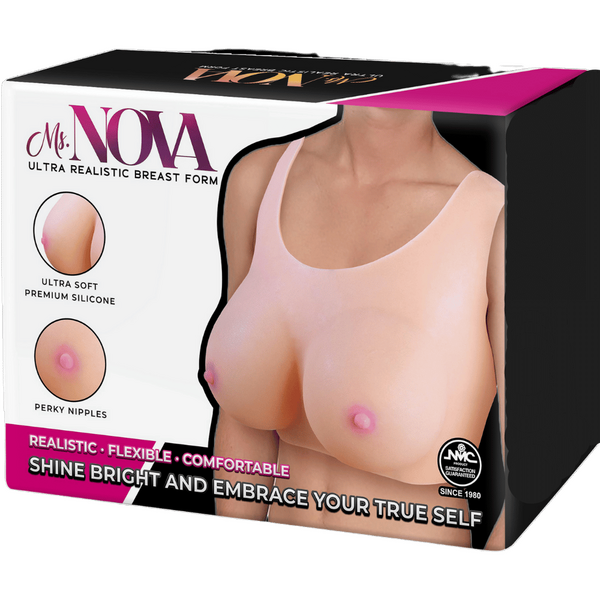 Ms. Nova Flexible & Comfortable Ultra Realistic Breast Form Breast and Nipple Toys