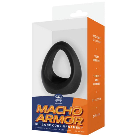 Macho Armor Silicone Durable and Stretchy Cock and Ball Ornament - Ball and Cock Toys