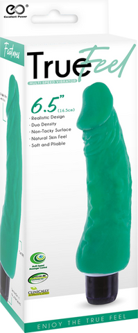 True Feel Trojan Realistic Design Vibrating Dildo - Vibrating Dildos