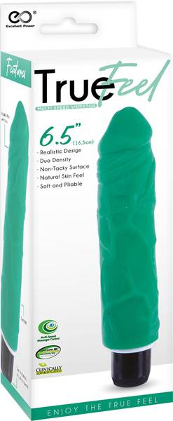 True Feel Patriot 16.5 cm Realistic Vibrating Dong Vibrating Dildos