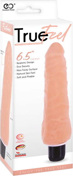 True Feel Slim Soft and Pilable Vibrating Realistic Dildo Vibrating Dildos