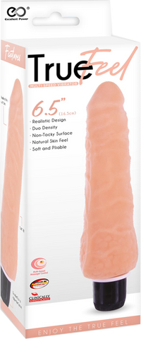 True Feel Slim Soft and Pilable Vibrating Realistic Dildo - Vibrating Dildos