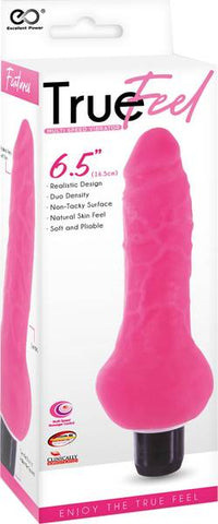 True Feel Ballsy Realistic Design Vibrating Dildo - Vibrating Dildos