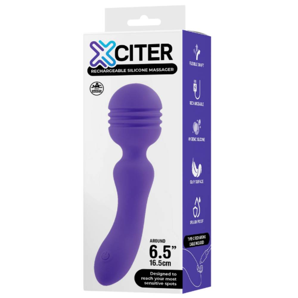 Excellent Power Exciter Rechargeable Silicone Body Wand Massager Body Wands