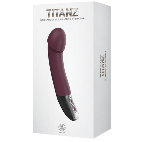 Titanz 10 Functions G-Spot Rechargeable Silicone Vibrator - G-Spot Vibrators