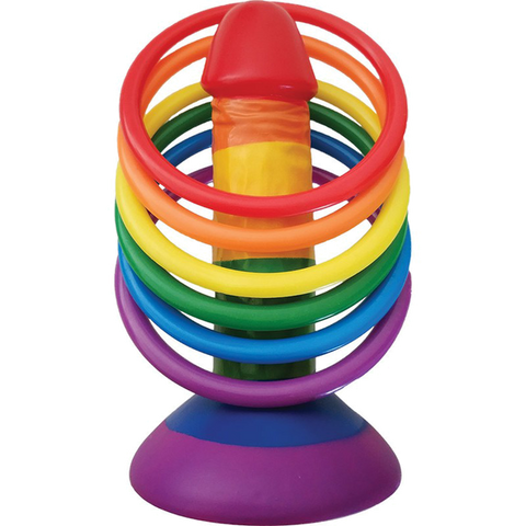 Rainbow Pecker Party Ring Toss - Party Gifts and Novelties