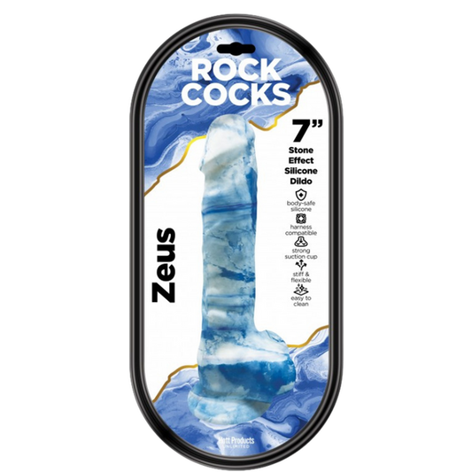 Rock Cocks Zeus Bendable Realistic Textured Dildo 7 Inch Realistic Dildos