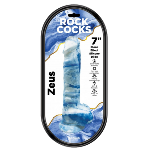 Rock Cocks Zeus Bendable Realistic Textured Dildo 7 Inch - Realistic Dildos