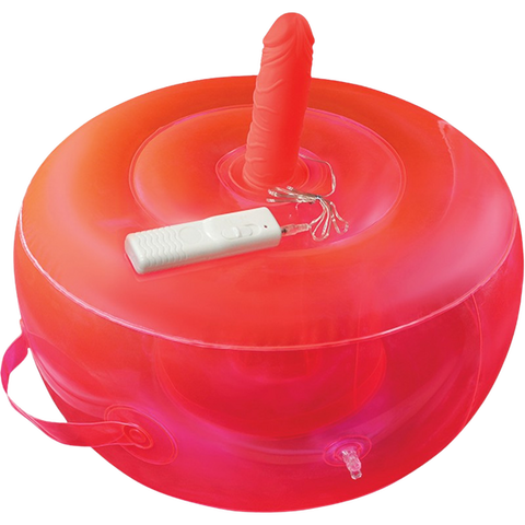 Hott Products Bouncy Banger Inflatable Vibrating Dildo - Inflatable Dildos and Vibrators