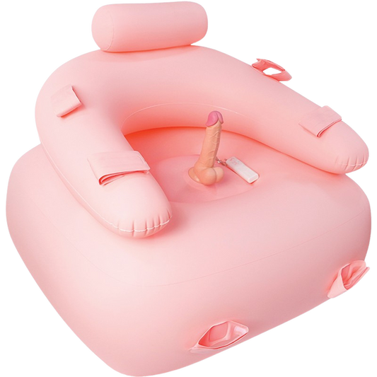 Hott Products Get Down On It Inflatable Vibrating Dildo - Inflatable Dildos and Vibrators