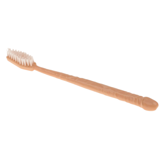 Hott Products Toothbrush With Pecker Shaped Handle - Party Gifts and Novelties