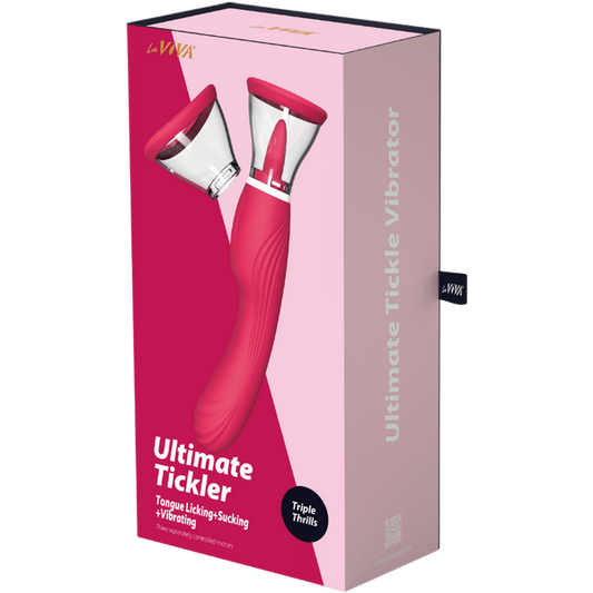 La Viva Multi Functions Ultimate Clit Tickler Pink Clit Ticklers and Pulsators