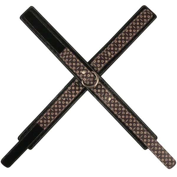 Lovetoy Crossed Shaped Design Fetish Handcuffs Cuffs And Restraints