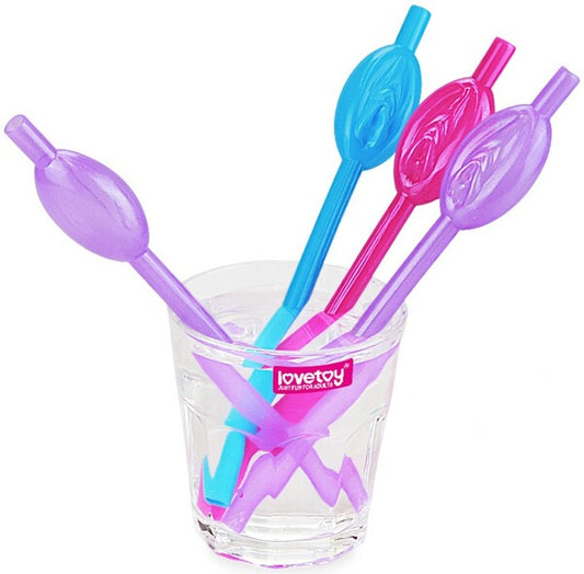 Lovetoy 9 Pack Pussy Straws Party Gifts and Novelties