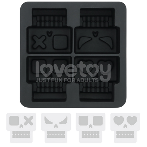 Lovetoy Bachelorette Party Skull Silicone Ice Tray - Party Gifts and Novelties