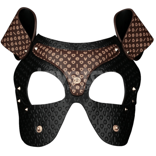Lovetoy Classic Pup Mask With Removable Muzzle Masks And Blindfolds