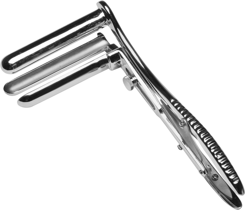 Master Series 3 Prong BDSM Play Anal Speculum - Dental and Clinical