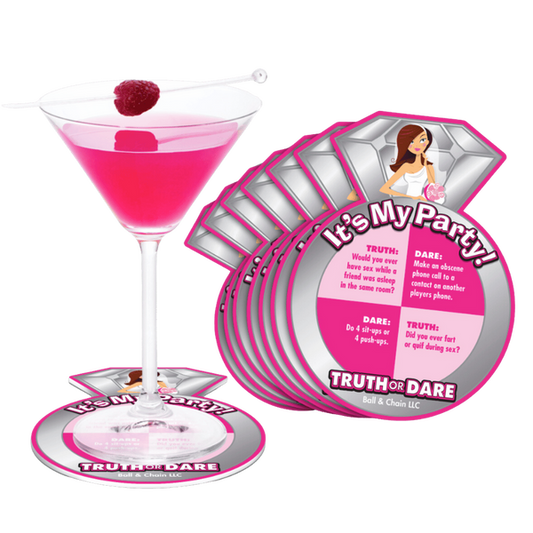 Bride To Be Truth or Dare Novelty Coaster Party Gifts and Novelties