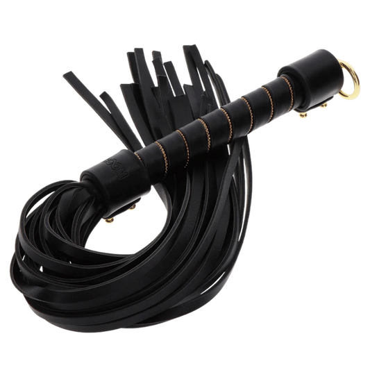 Scala Taboom Vegan PU Leather Studded Whip Whips And Crops