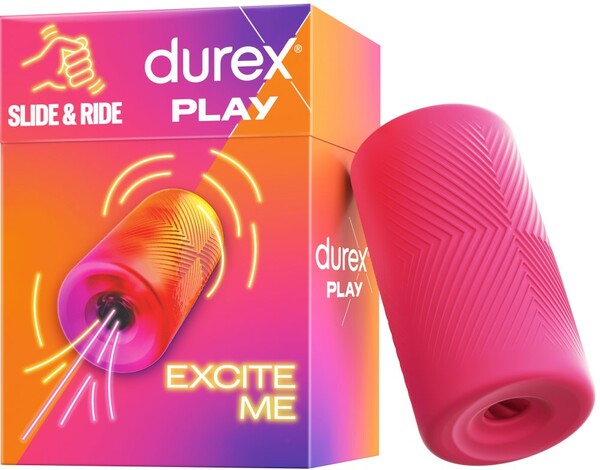 Durex Play Slide & Ride Textured Male Masturbation Sleeve Masturbators and Strokers