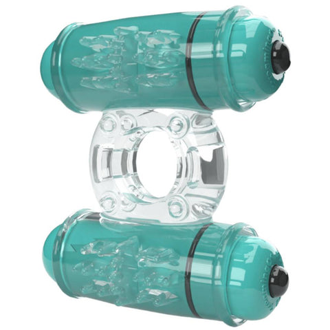 Screaming O Double Wammy Vibrating Cock Ring 4B Low Pitch Bass - Vibrating Cock Rings
