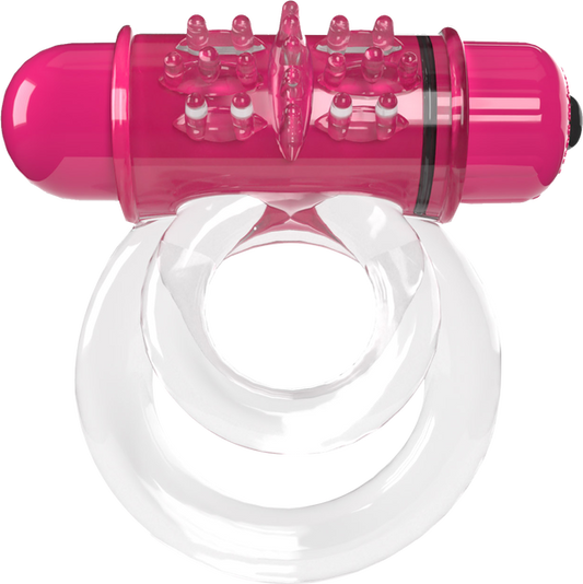 Screaming O Double O 6 4T High Pitch Treble Vibrating Dick Ring Strawberry - Vibrating Cock Rings