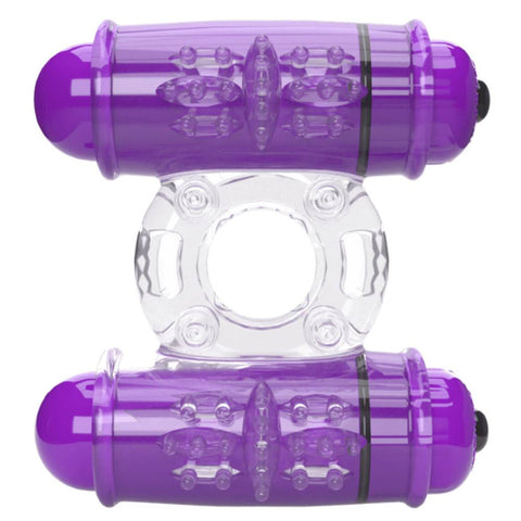Screaming O Double Wammy 4T High Pitch Treble Multi Function Cock Ring - Vibrating Cock Rings